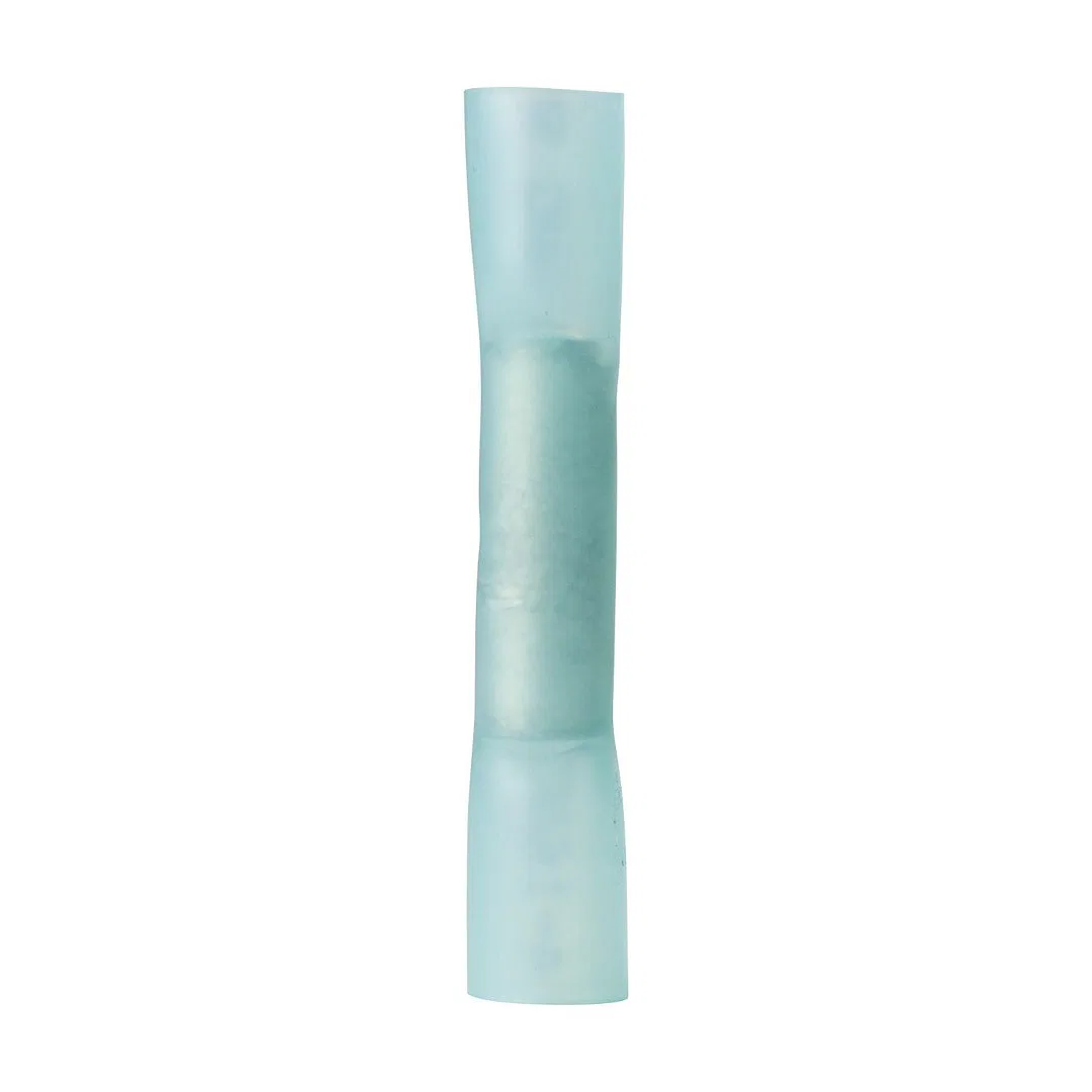 309102 – ANCOR Wire Terminal End, Heat Shrink Butt Connector 16-14 Gauge Wire UL/ CE Certified ROHS Compliant Blue In...